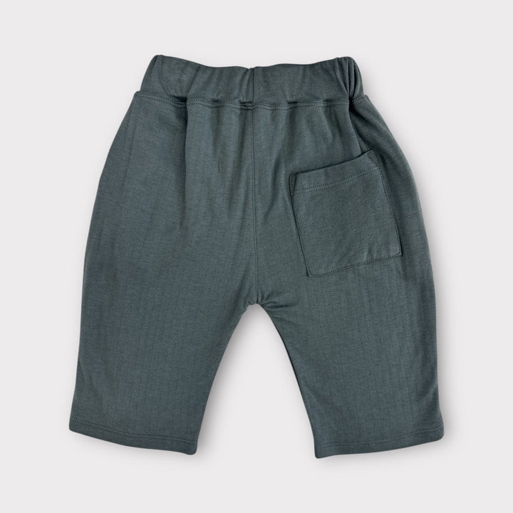Best Day Ever Kids Baby & Toddler Bottoms Hudson Cropped Sweat - Storm buy online boutique kids clothing