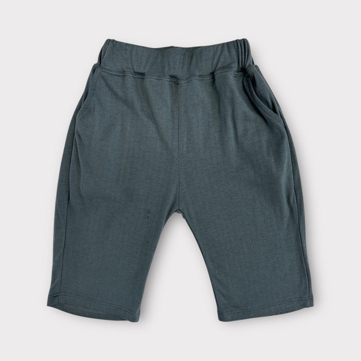 Best Day Ever Kids Baby & Toddler Bottoms Hudson Cropped Sweat - Storm buy online boutique kids clothing