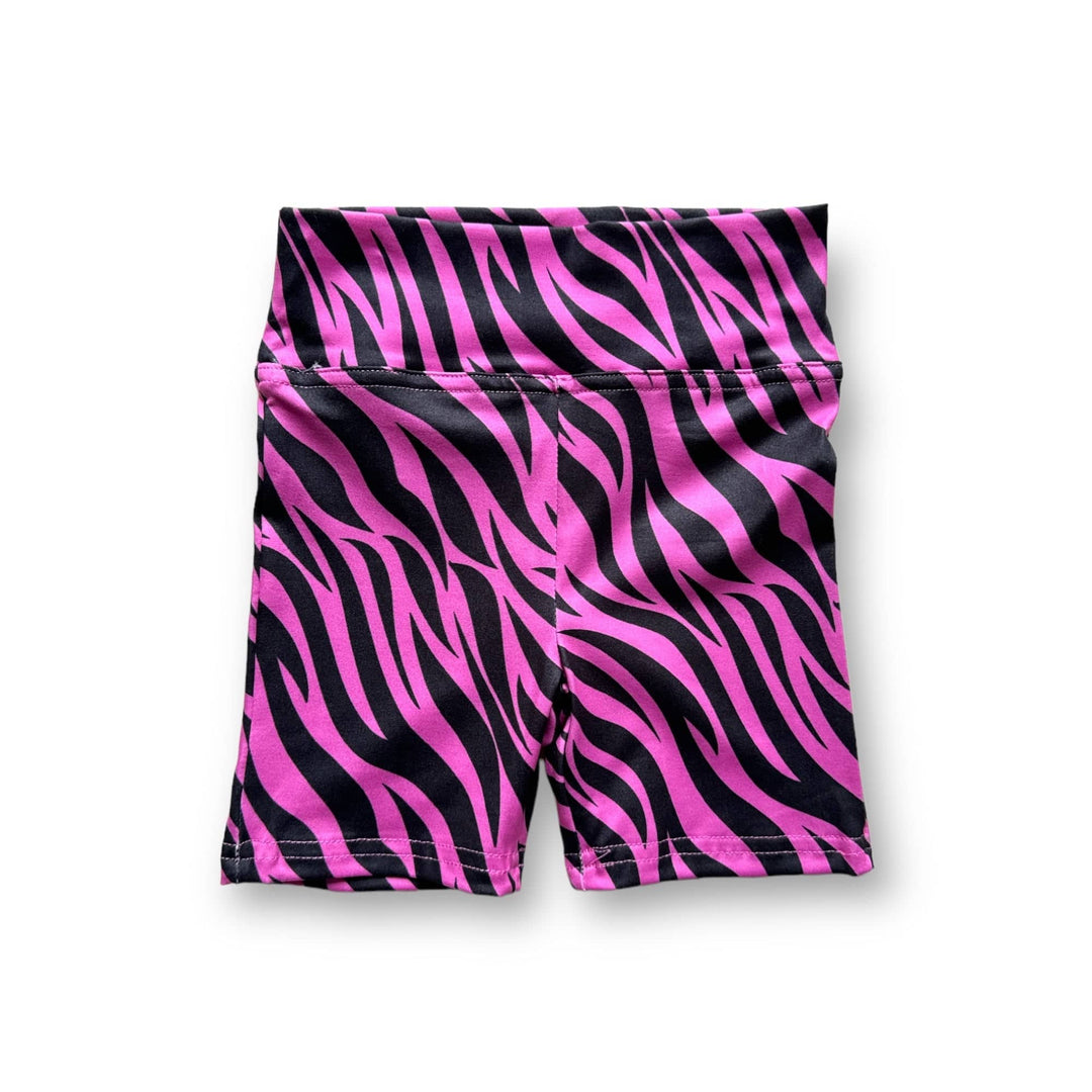 Best Day Ever Kids Baby & Toddler Bottoms Signature Biker Short - Zebra Cadabra buy online boutique kids clothing