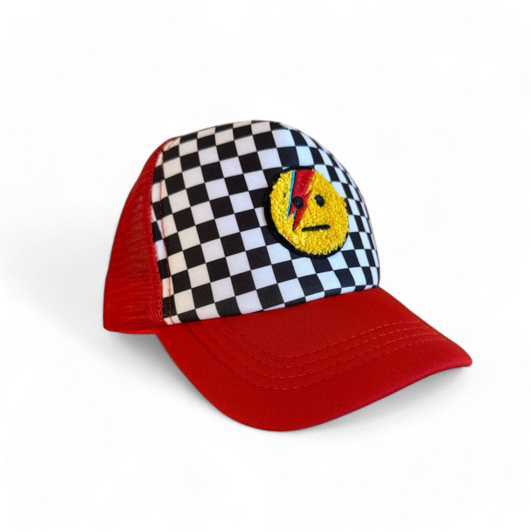 Best Day Ever Kids Baby & Toddler Hats Star Man Trucker Hat - Red buy online boutique kids clothing