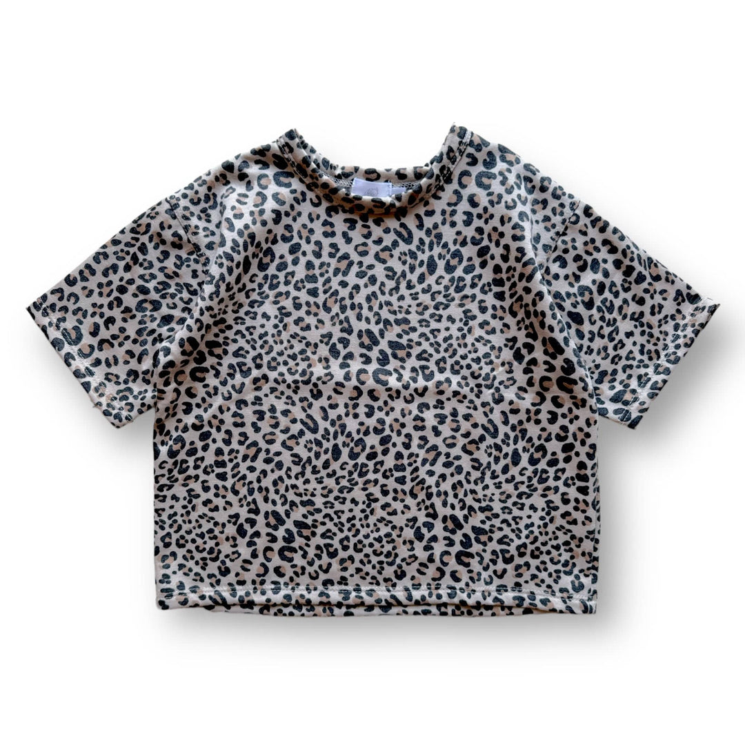 Best Day Ever Kids Baby & Toddler Tops Leopard Short Sleeve Sweat Shirt buy online boutique kids clothing