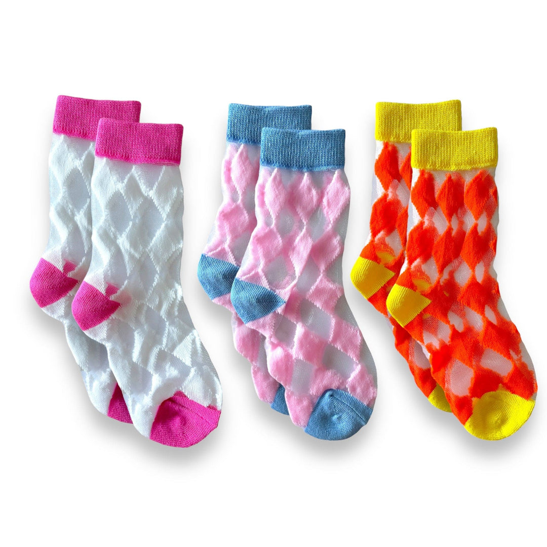 Best Day Ever Kids Socks Color Combo 1 / 1-3yr Happy Harlequin Sock Set buy online boutique kids clothing