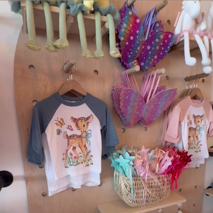 Little Doe Raglan Tee