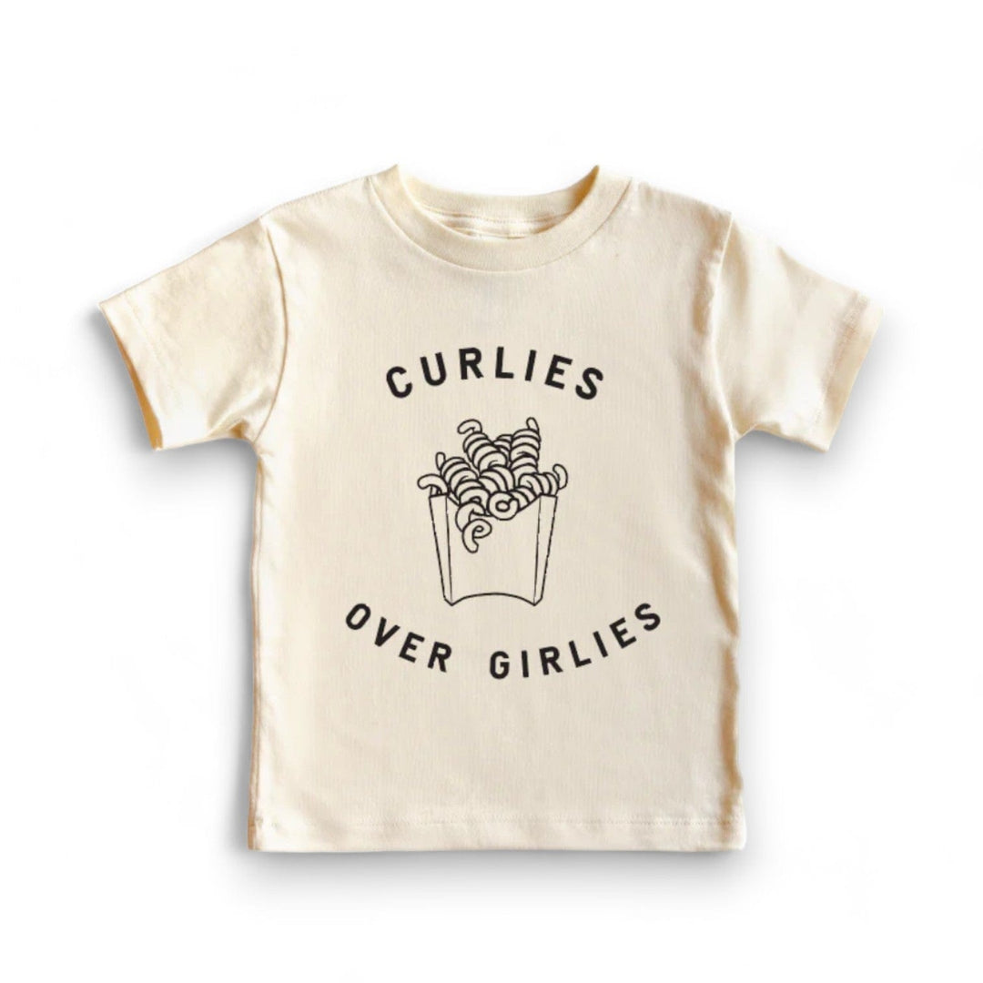 Saved By Grace Co. Baby & Toddler Tops SBGco - Curlies Over Girlies Tee buy online boutique kids clothing