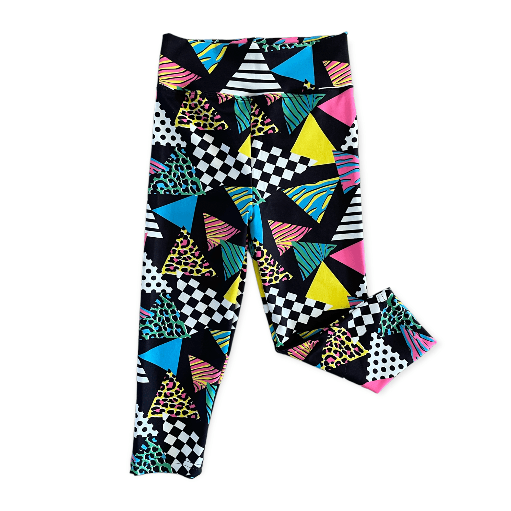 Girls 80 s Print Yoga Pant Totally Rad Athletic Legging Best