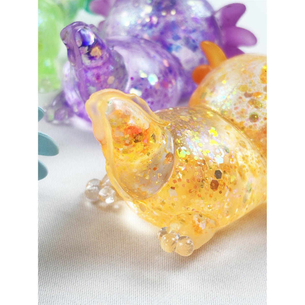 Glitter Axolotl Squishy Toy