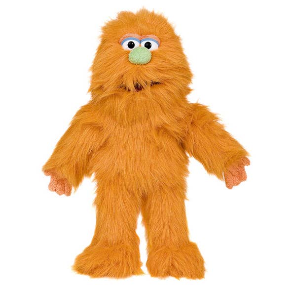 Monster Hand Puppet - Orange (14")