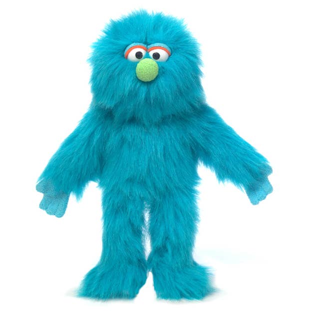Monster Hand Puppet - Blue (14")