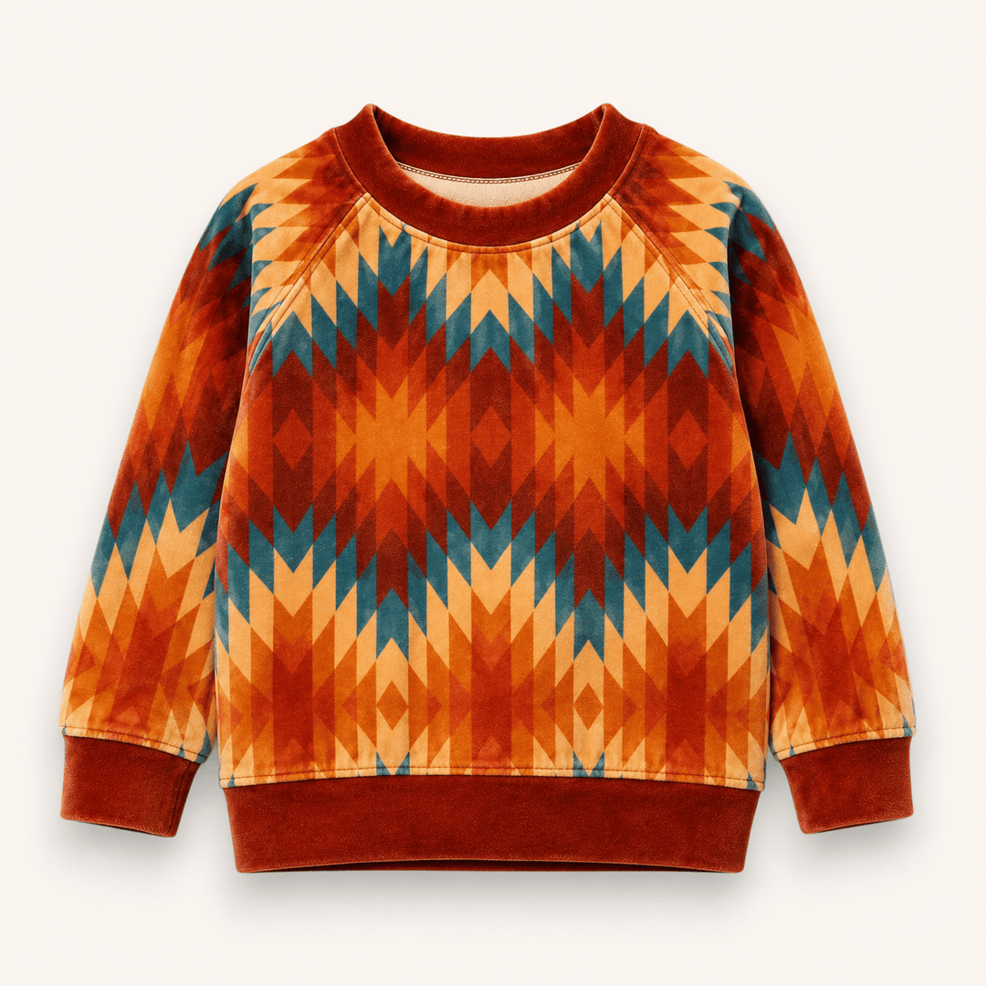 Best Day Ever Kids Baby & Toddler Tops Canyon Velvet Crewneck buy online boutique kids clothing