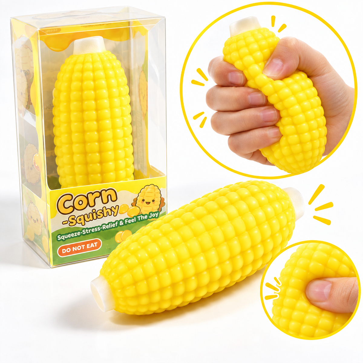 Crunchy Corn Squishy Toy