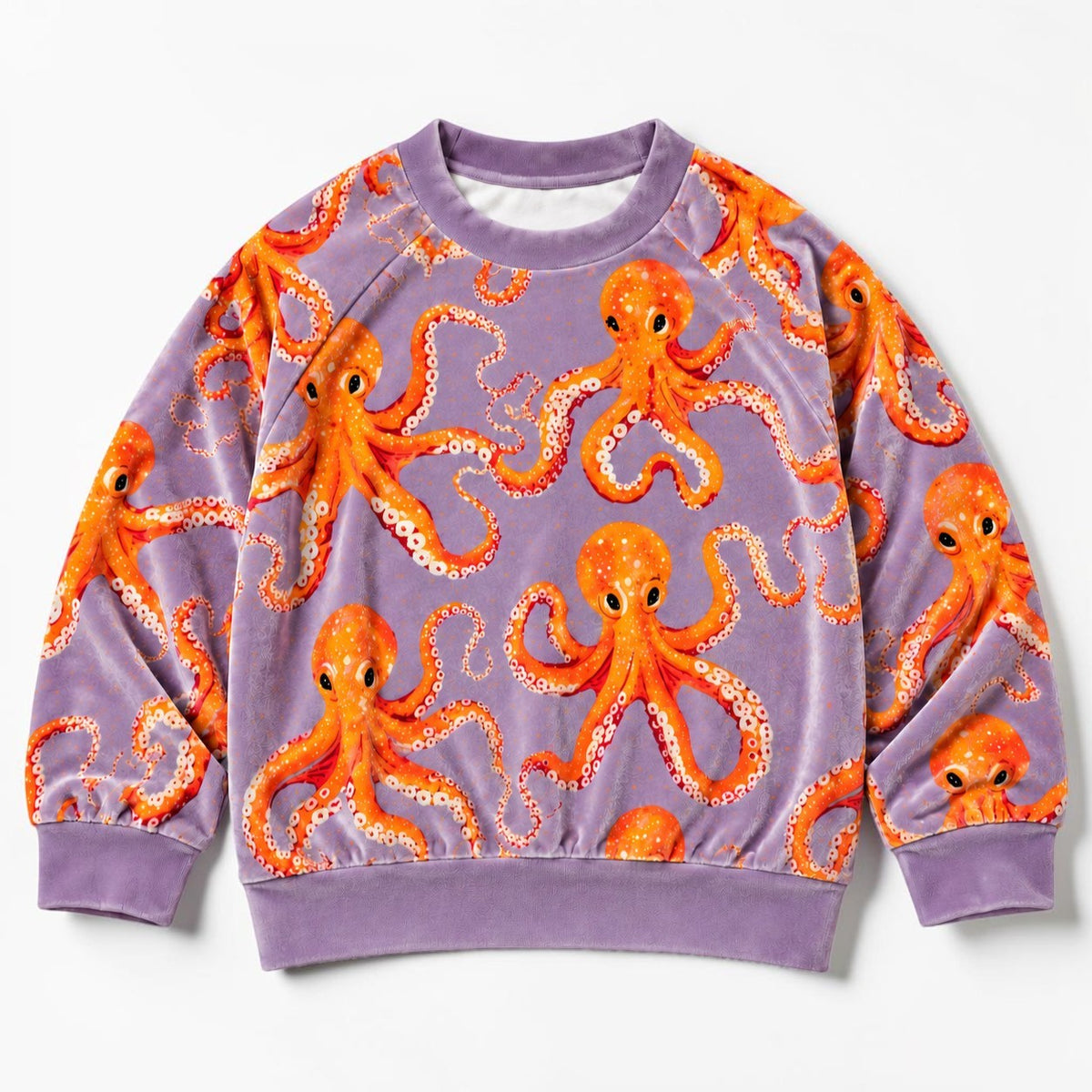 Octo Party Velvet Pullover