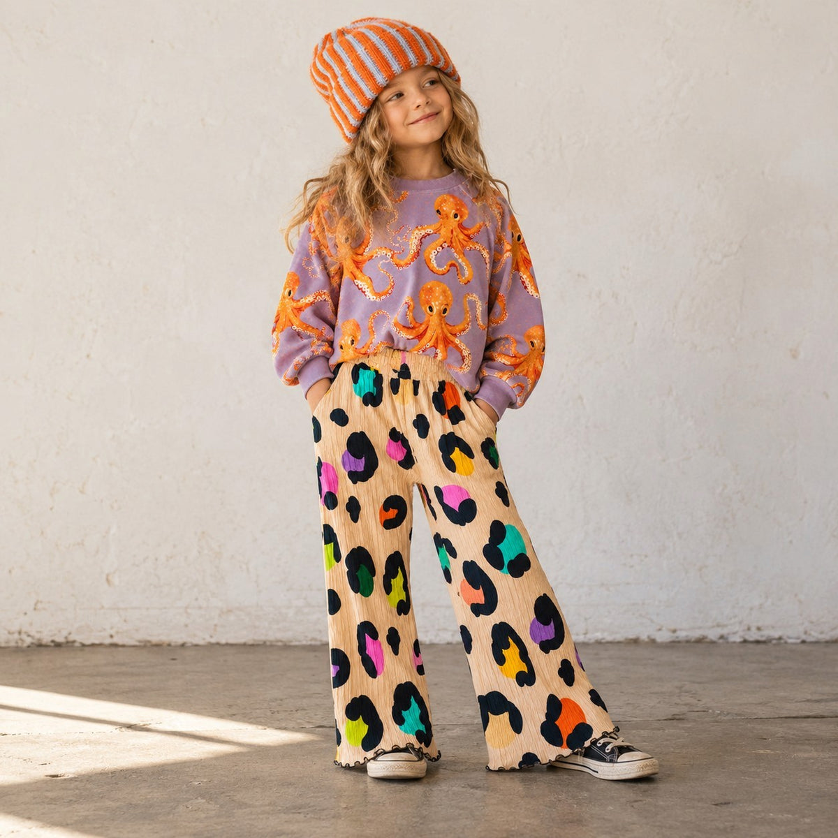 Octo Party Velvet Pullover