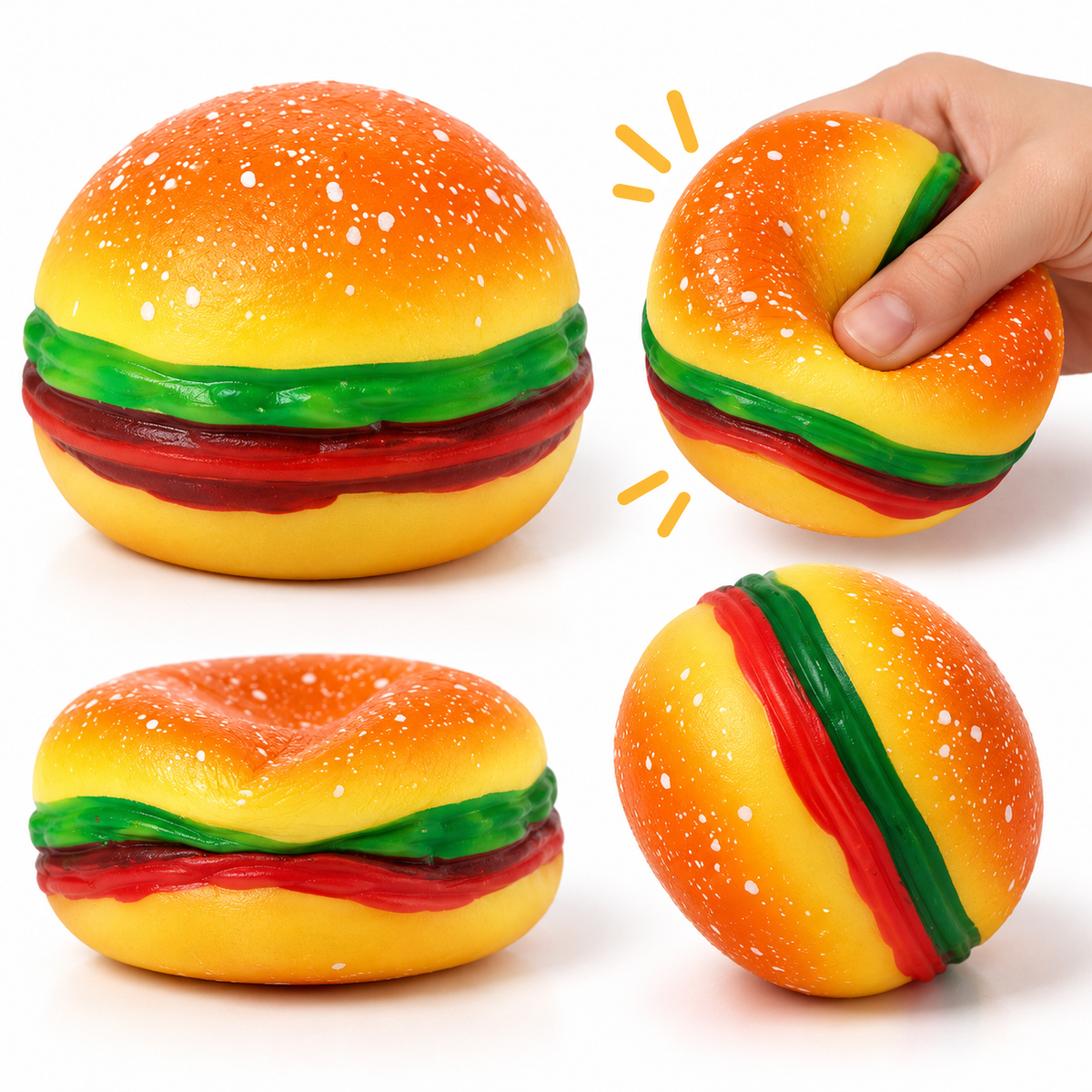 Hamburger Squishy Toy