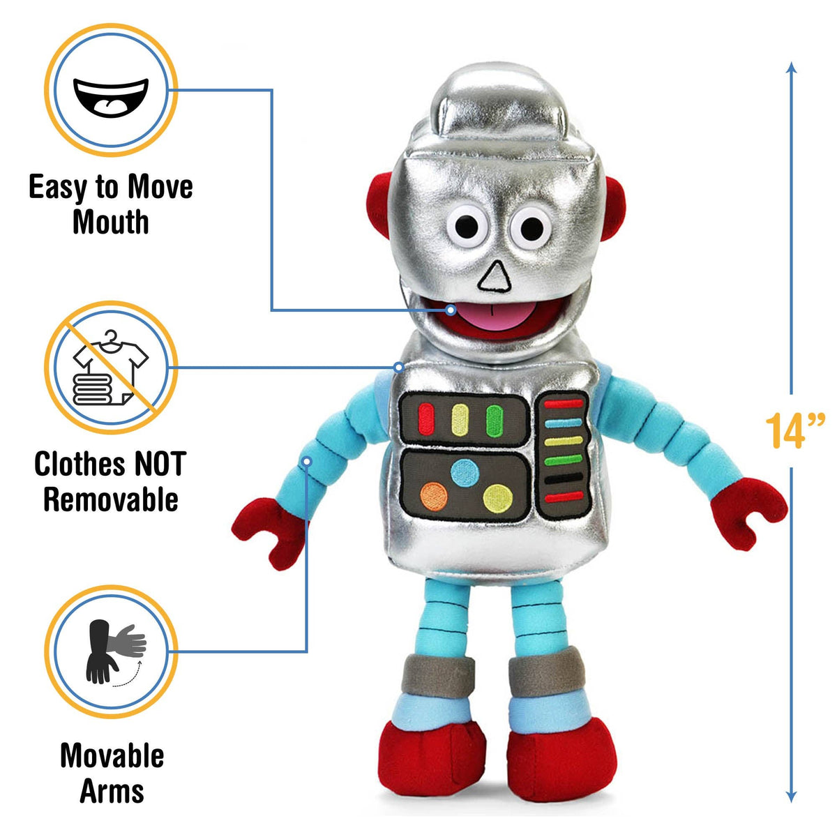 Robot Hand Puppet (14")