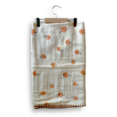 Best Day Ever Kids baby blankets Mushroom Print 4 Layer Cotton Muslin Baby Blanket buy online boutique kids clothing