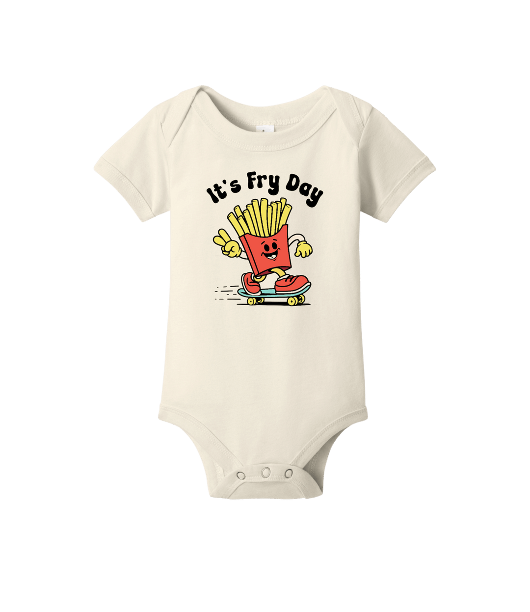 Best Day Ever Kids Baby One-Pieces It's Fry Day Onesie buy online boutique kids clothing