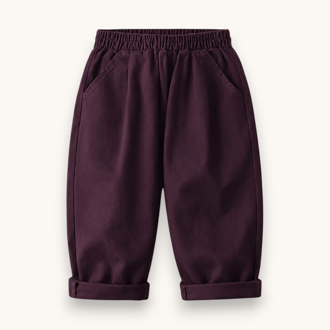 Best Day Ever Kids Baby & Toddler Bottoms 12-18m / Eggplant City Kid Baggy Pant buy online boutique kids clothing