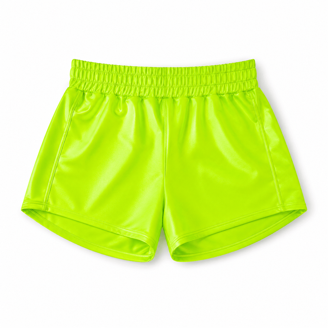 Best Day Ever Kids Baby & Toddler Bottoms 6-12m / Neon Green Retro  Lamé  Short buy online boutique kids clothing