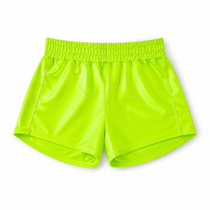 Best Day Ever Kids Baby & Toddler Bottoms 6-12m / Neon Green Retro  Lamé  Short buy online boutique kids clothing