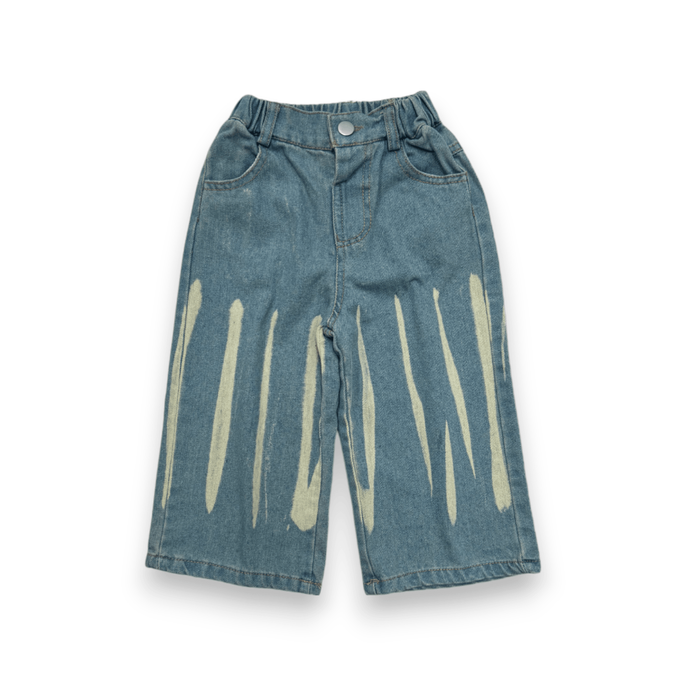 Best Day Ever Kids Baby & Toddler Bottoms Bleachy Keen Wide Leg Jean buy online boutique kids clothing