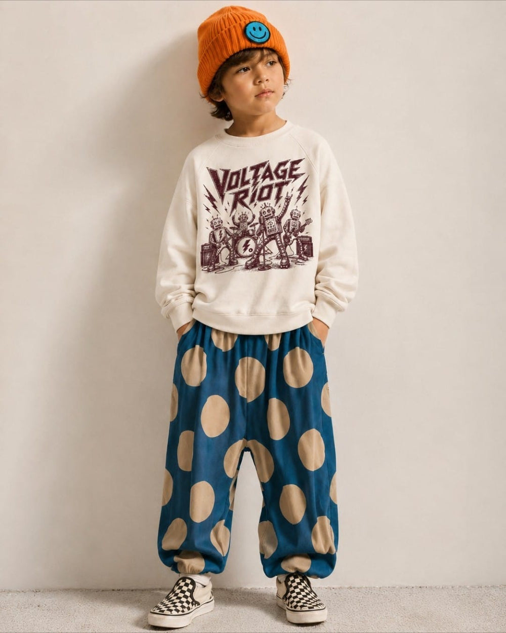 Best Day Ever Kids Baby & Toddler Bottoms Blue Note Hammer Pant buy online boutique kids clothing