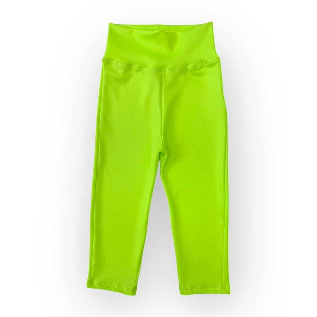 Best Day Ever Kids Baby & Toddler Bottoms Electric Lime Legging buy online boutique kids clothing
