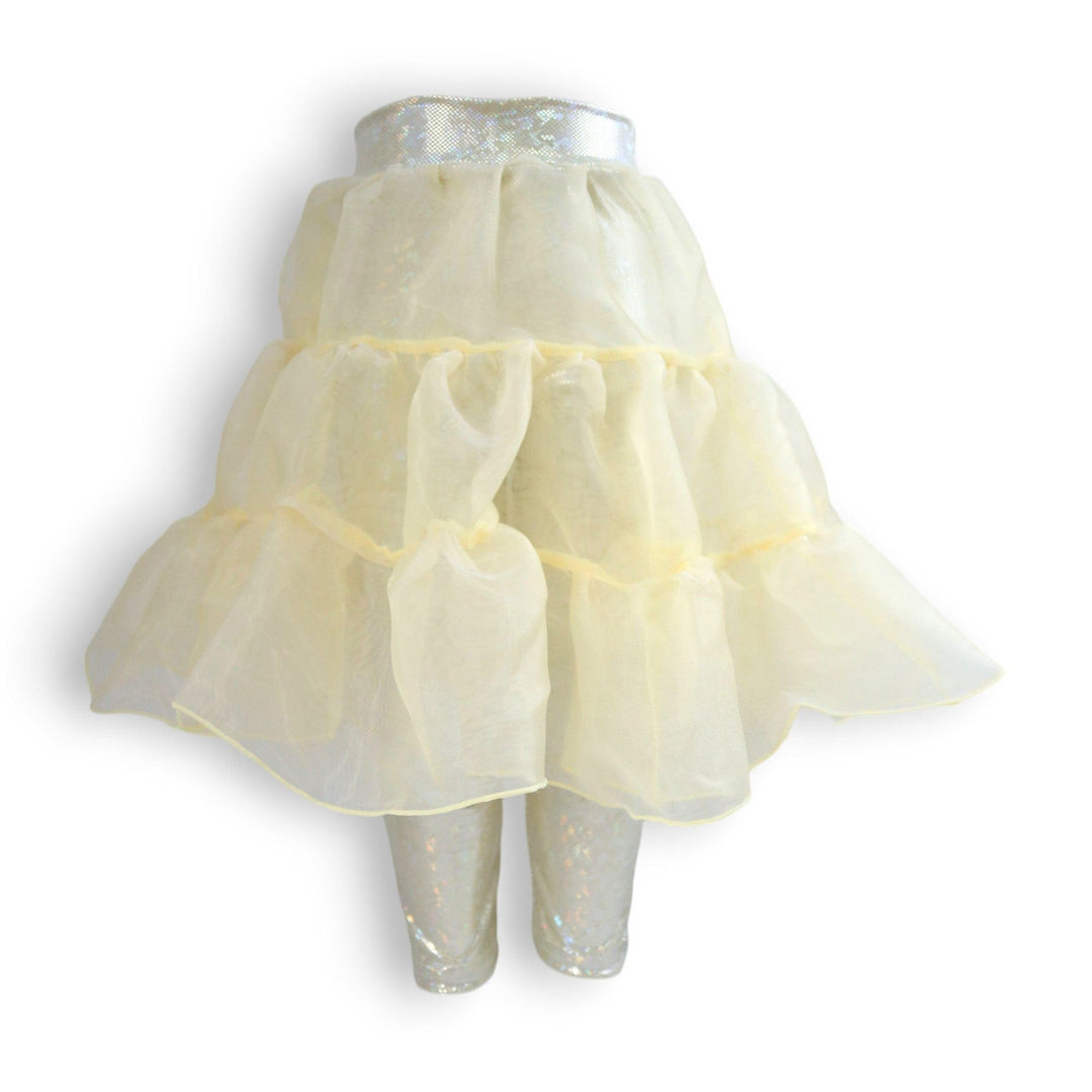 Best Day Ever Kids Baby & Toddler Bottoms Glimmer Shimmer Tutu Skirt - Butter Cream buy online boutique kids clothing