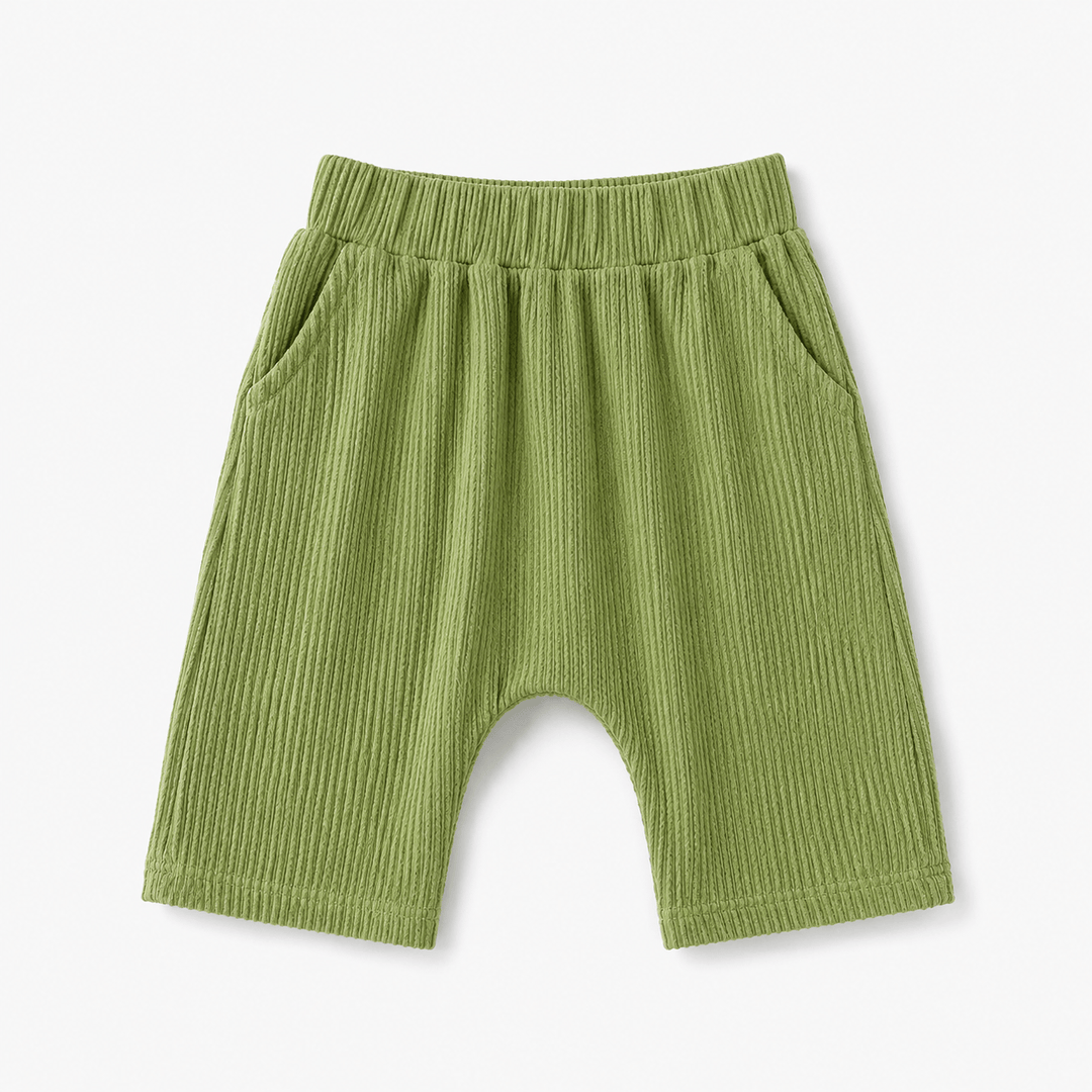 Best Day Ever Kids Baby & Toddler Bottoms Groovy Green Harem Short buy online boutique kids clothing