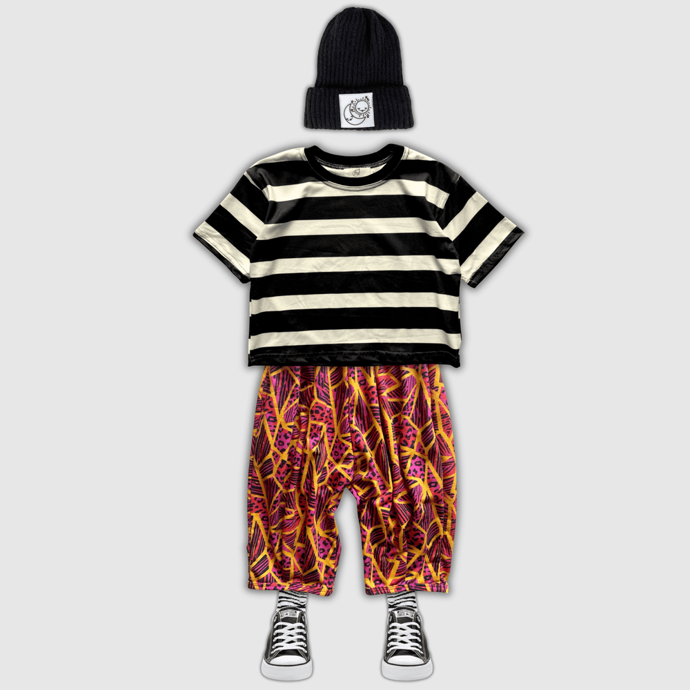 Best Day Ever Kids Baby & Toddler Bottoms Hammer Pants - Neon Jungle buy online boutique kids clothing