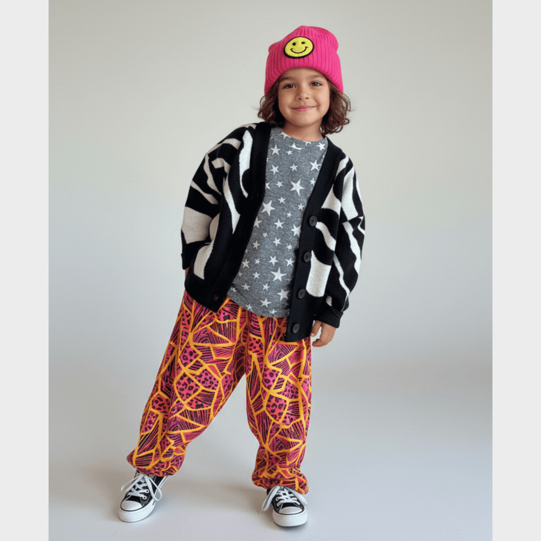 Best Day Ever Kids Baby & Toddler Bottoms Hammer Pants - Neon Jungle buy online boutique kids clothing
