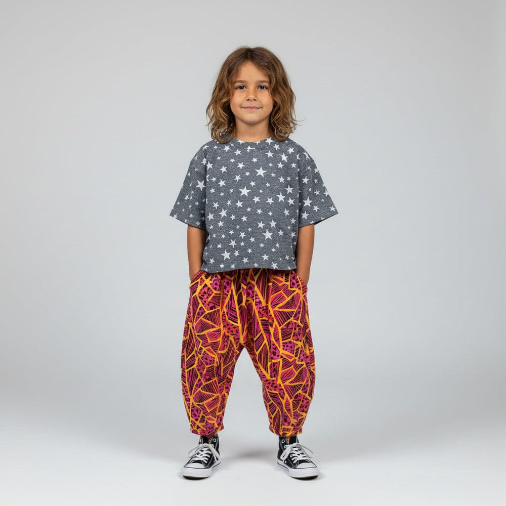 Best Day Ever Kids Baby & Toddler Bottoms Hammer Pants - Neon Jungle buy online boutique kids clothing