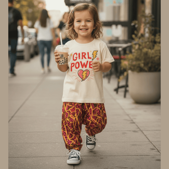 Best Day Ever Kids Baby & Toddler Bottoms Hammer Pants - Neon Jungle buy online boutique kids clothing