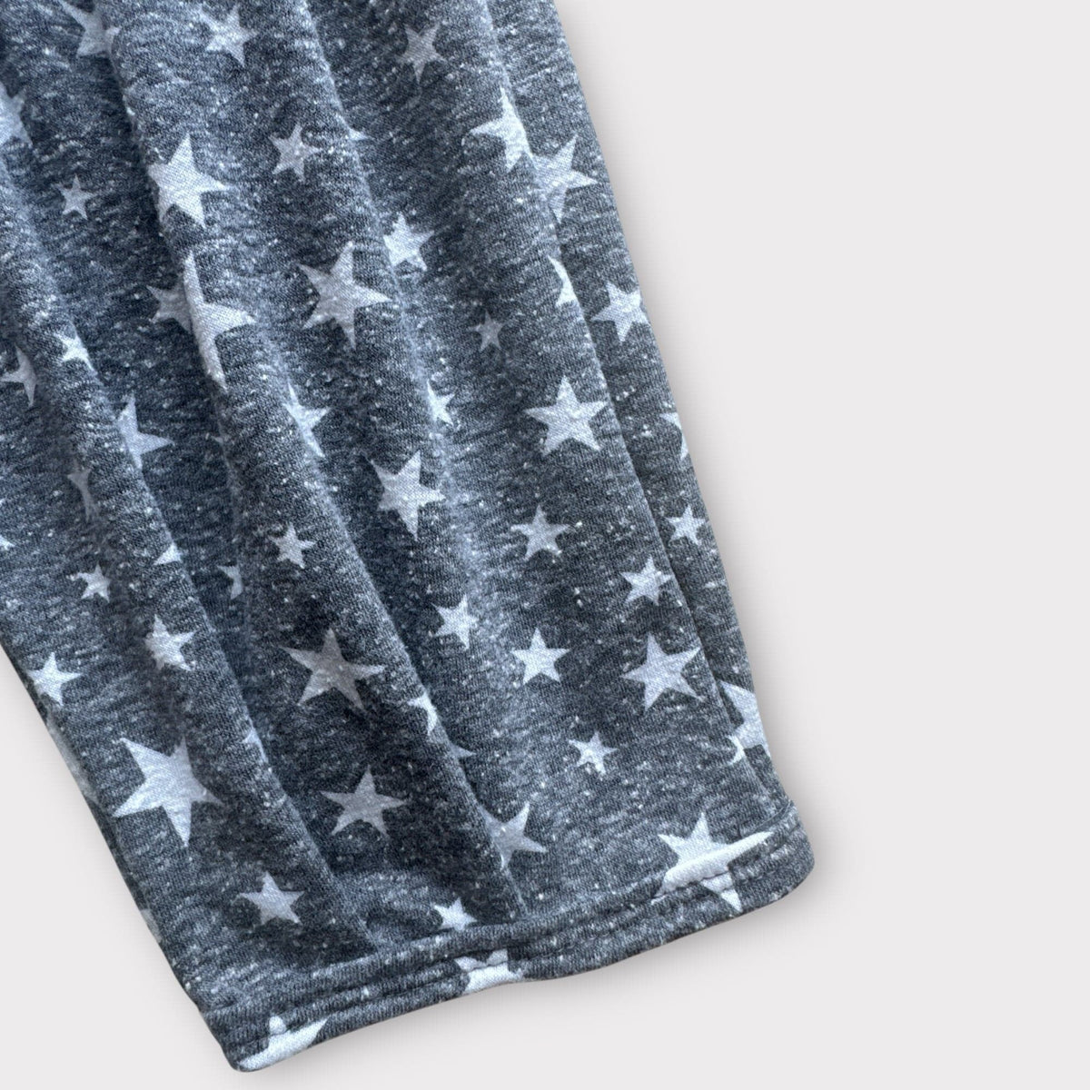 Close-up of the Rockstar star print at the ankle cuff