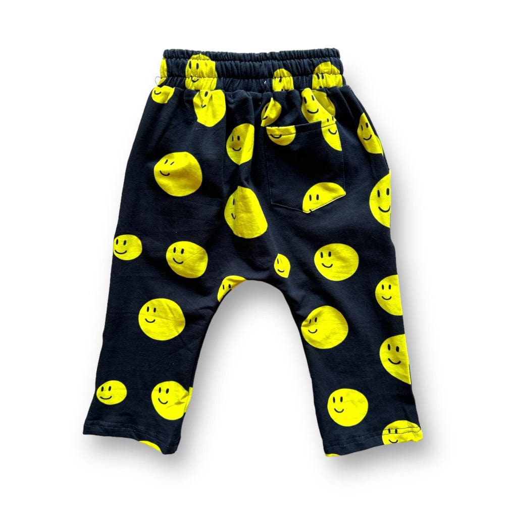 Best Day Ever Kids Baby & Toddler Bottoms Harem Drawstring Sweat Pant - All Smiles buy online boutique kids clothing