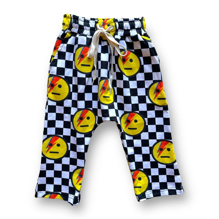 Best Day Ever Kids Baby & Toddler Bottoms Harem Drawstring Sweat Pant - Star Man buy online boutique kids clothing