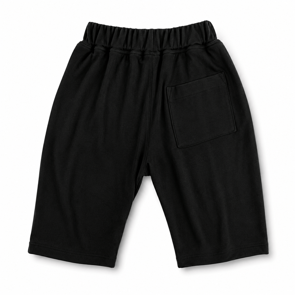 Hudson Cropped Pant in washed black, back view with pocket