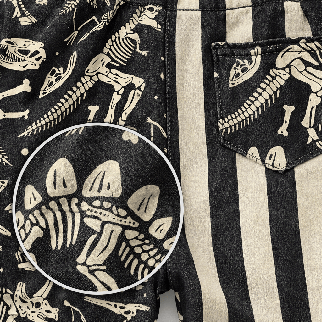 Best Day Ever Kids Baby & Toddler Bottoms Mixed Up Baggy Pant - Bone Yard buy online boutique kids clothing