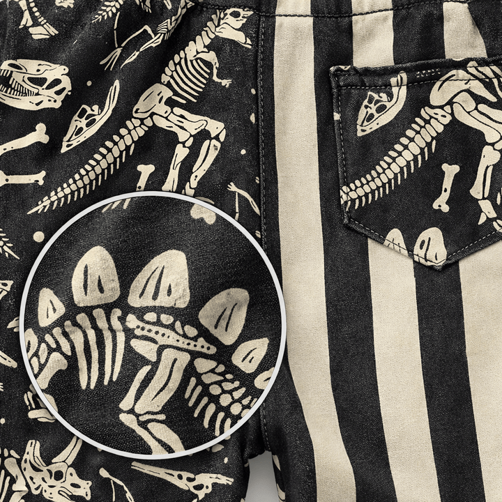 Best Day Ever Kids Baby & Toddler Bottoms Mixed Up Baggy Pant - Bone Yard buy online boutique kids clothing