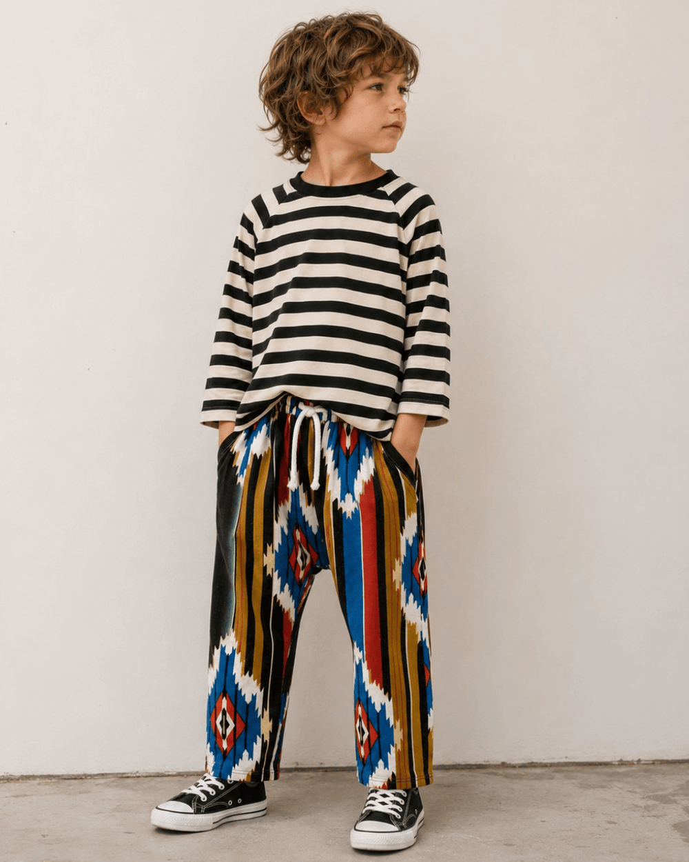 Best Day Ever Kids Baby & Toddler Bottoms Sedona Harem Lounge Pant buy online boutique kids clothing