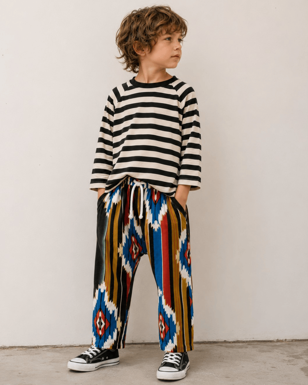 Best Day Ever Kids Baby & Toddler Bottoms Sedona Harem Lounge Pant buy online boutique kids clothing