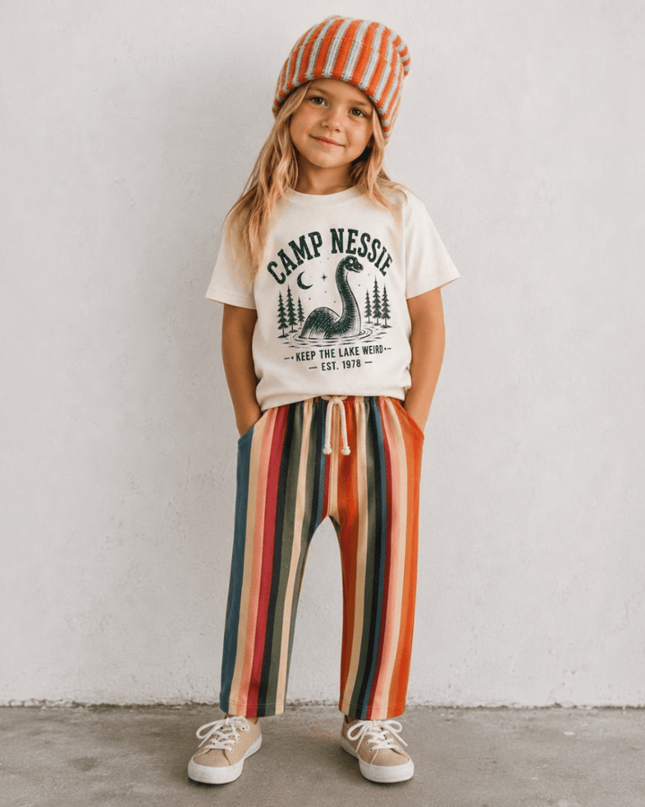 Best Day Ever Kids Baby & Toddler Bottoms Serape Stripe Harem Pant buy online boutique kids clothing