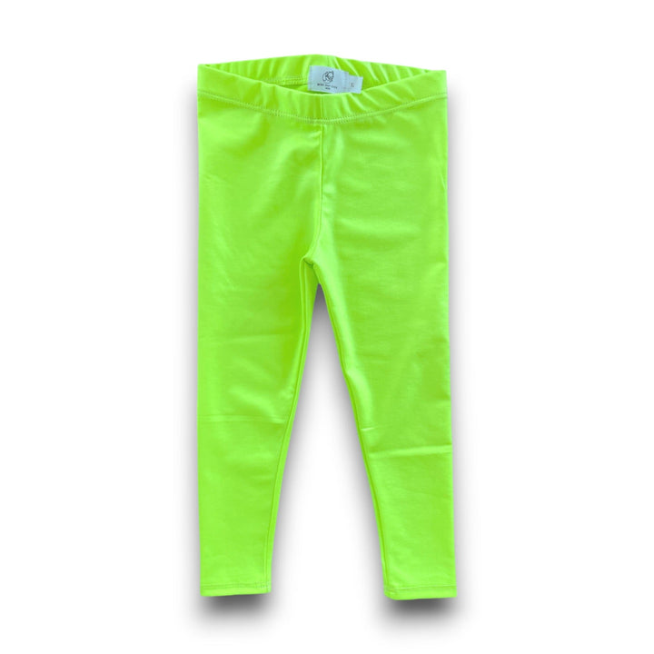 Best Day Ever Kids Baby & Toddler Bottoms Skinny Shiny Legging - Electric Green buy online boutique kids clothing