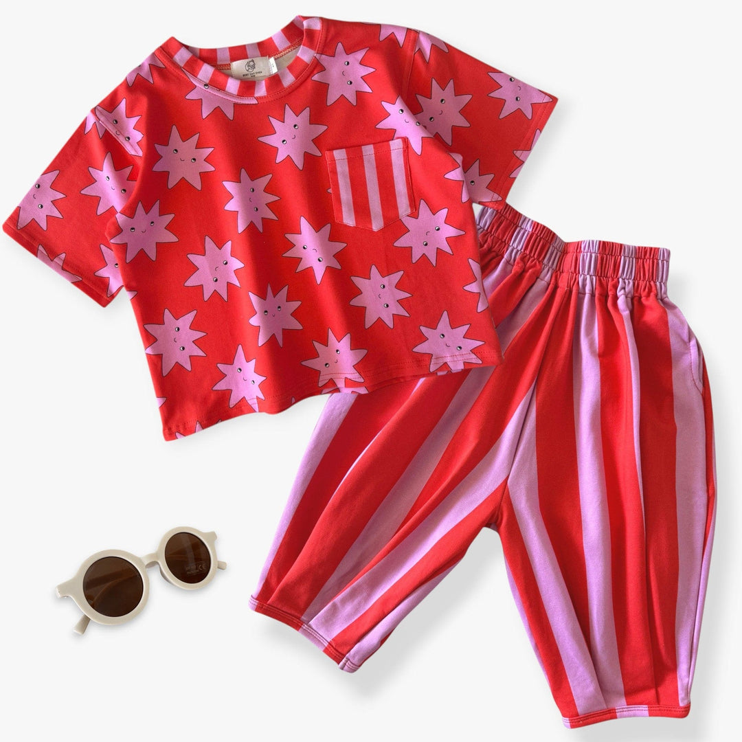 Best Day Ever Kids Baby & Toddler Bottoms Super Stripe Balloon Pant buy online boutique kids clothing