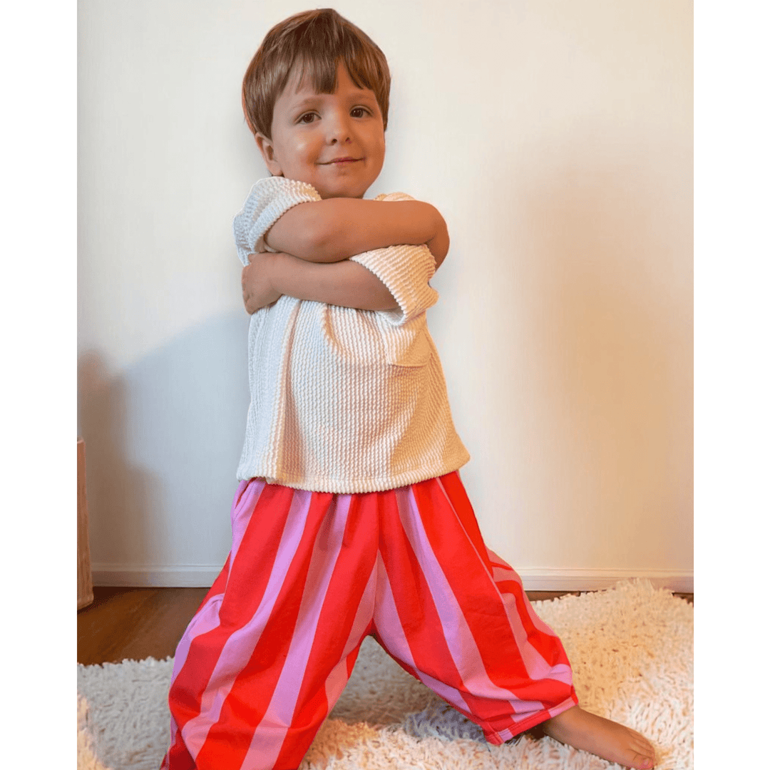 Best Day Ever Kids Baby & Toddler Bottoms Super Stripe Balloon Pant buy online boutique kids clothing