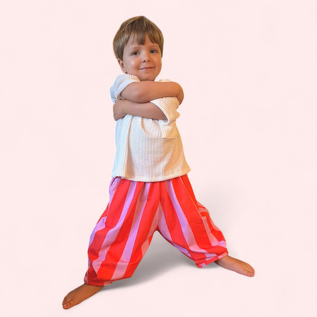 Best Day Ever Kids Baby & Toddler Bottoms Super Stripe Balloon Pant buy online boutique kids clothing