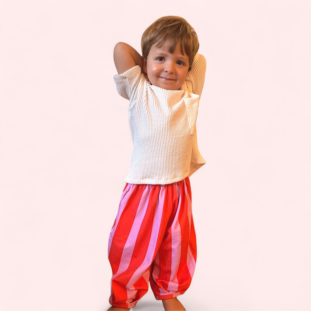 Best Day Ever Kids Baby & Toddler Bottoms Super Stripe Balloon Pant buy online boutique kids clothing