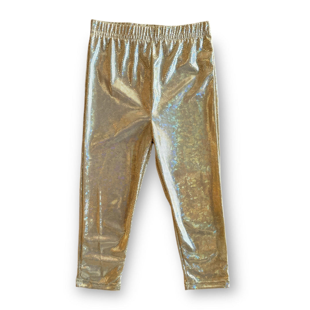 Best Day Ever Kids Baby & Toddler Bottoms The Hologram Legging - Gold buy online boutique kids clothing