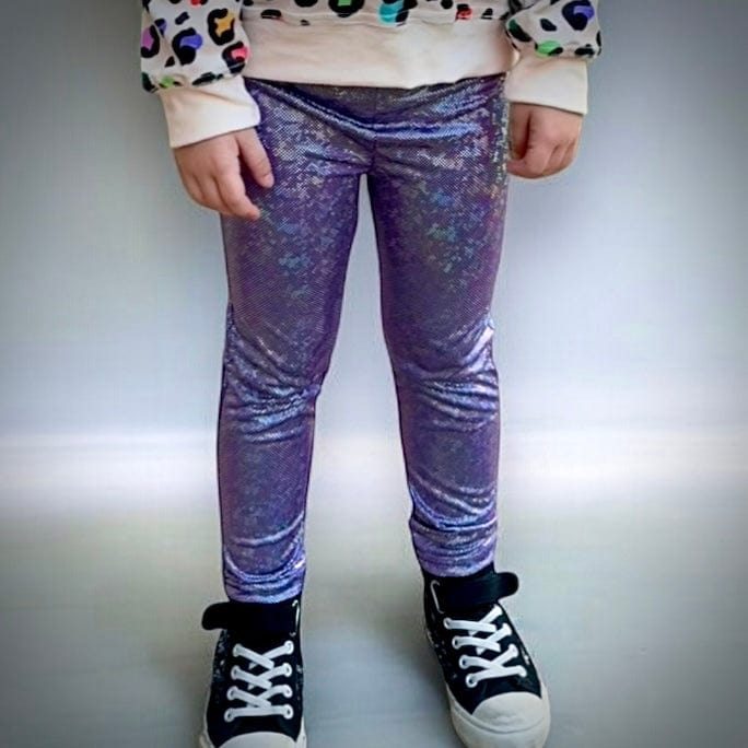 Best Day Ever Kids Baby & Toddler Bottoms The Hologram Legging - Purple buy online boutique kids clothing