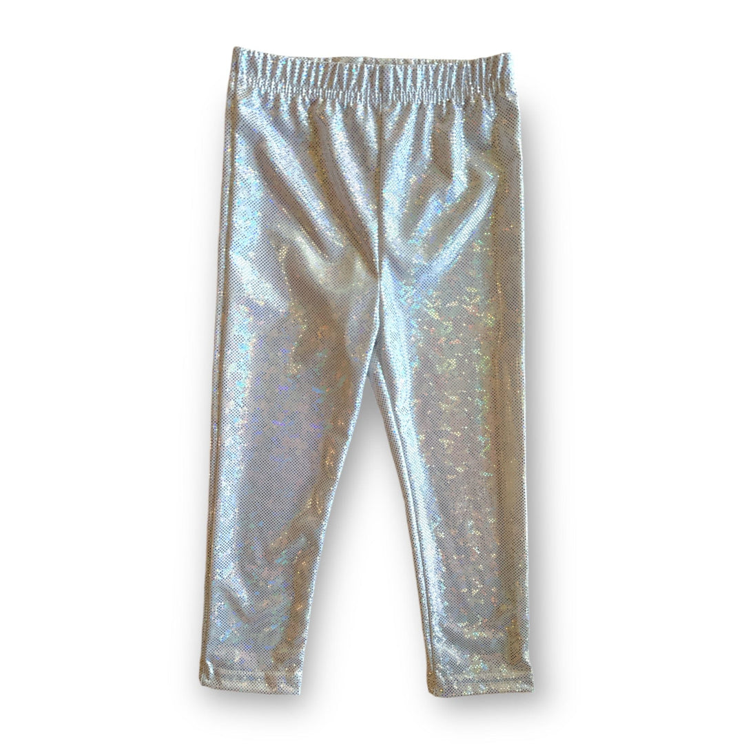 Best Day Ever Kids Baby & Toddler Bottoms The Hologram Legging - Silver buy online boutique kids clothing