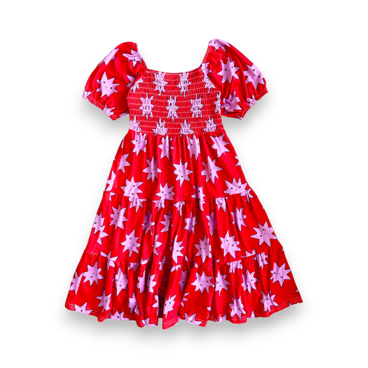 Best Day Ever Kids Baby & Toddler Dresses Super Star Smocked Maxi Dress buy online boutique kids clothing